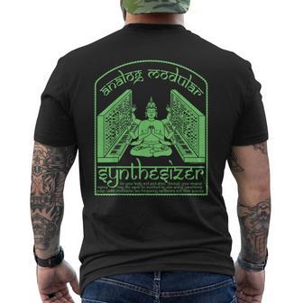 モジュラーシンセ面白いシンセサイザー メンズTシャツ バックプリント - Kawaiitshirt