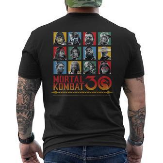 モータルコンバット30 モータルコンバットグッズ メンズTシャツ バックプリント - Kawaiitshirt