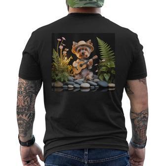 ヨーキー 犬 ヨーキー ビンゴ ヨーキー スタッフ ヨーキー メンズTシャツ バックプリント - Kawaiitshirt