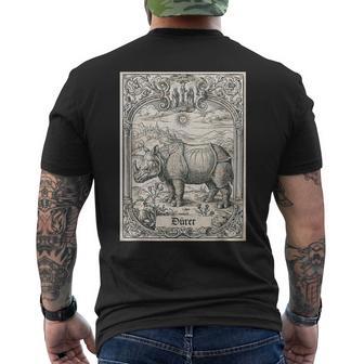 ライノセラス・アルブレヒト・デューラー・アルブレヒト・デューラー メンズTシャツ バックプリント - Kawaiitshirt