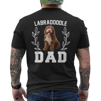 メンズ ラブラドゥードル お父さん 面白いクロスブリード 犬好きの方へのギフトに メンズTシャツ バックプリント - Kawaiitshirt