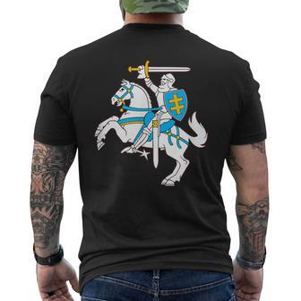 リトアニアン 紋章 ヴィティス シャツ Lietuva プライドギフト メンズTシャツ バックプリント - Kawaiitshirt