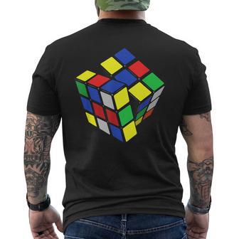 ルービックキューブ。 メンズTシャツ バックプリント - Kawaiitshirt