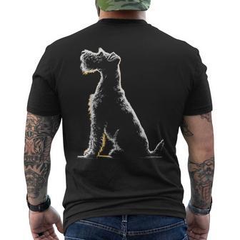 レイクランド・テリア メンズTシャツ バックプリント - Kawaiitshirt