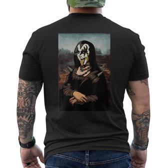 ロックンロールバンド レイジーハロウィンコスチューム ロッカー音楽愛好家 メンズTシャツ バックプリント - Kawaiitshirt