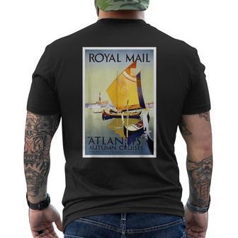 ヴィンテージ ヴェニス ヨット 運河 メンズTシャツ バックプリント - Kawaiitshirt