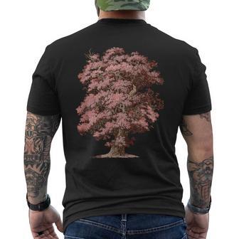 ヴィンテージ 自然 樫の木。木 ナチュラル オーク 木 森の男 メンズTシャツ バックプリント - Kawaiitshirt