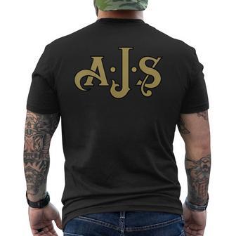 ヴィンテージajsオートバイ。 メンズTシャツ バックプリント - Kawaiitshirt