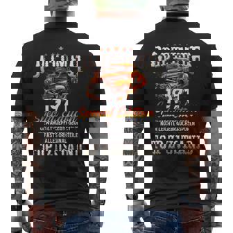 ヴィンテージカー 1971 年 55 歳の誕生日 1971 年のクラシックカー メンズTシャツ バックプリント - Kawaiitshirt