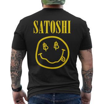 中本聡 イエロースマイル メンズTシャツ バックプリント - Kawaiitshirt