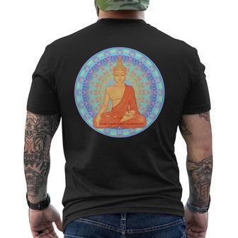 仏 マインドフルネス 仏前 ガウタマ仏教 愛 優しさ 長袖tシャツ メンズTシャツ バックプリント - Kawaiitshirt