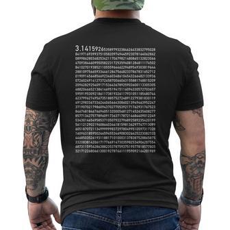 円周率 パイ 数学 数学好き 暗記好き 数字 円周率１０００桁 長袖tシャツ メンズTシャツ バックプリント - Kawaiitshirt