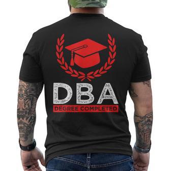 博士 Dba 学生 経営学博士 メンズTシャツ バックプリント - Kawaiitshirt