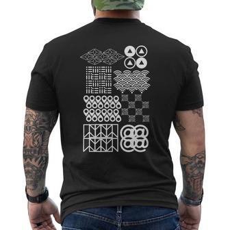 吉祥文様 アイコン版 メンズTシャツ バックプリント - Kawaiitshirt