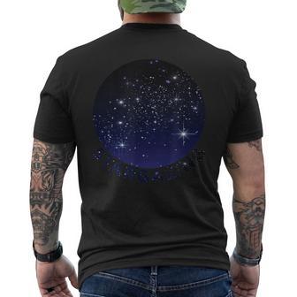天体観測星天文学 メンズTシャツ バックプリント - Kawaiitshirt