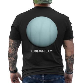 天王星tシャツ 天文学や宇宙愛好家へのギフトに最適 メンズTシャツ バックプリント - Kawaiitshirt