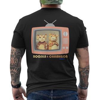 快獣ブースカシリーズ Tvレトロ04 メンズTシャツ バックプリント - Kawaiitshirt
