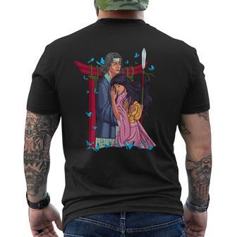 日本の神 イザナギとイザナミ メンズTシャツ バックプリント - Kawaiitshirt