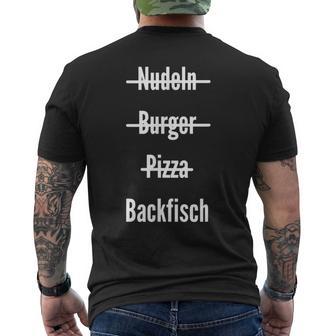 焼き魚愛好家 メンズTシャツ バックプリント - Kawaiitshirt