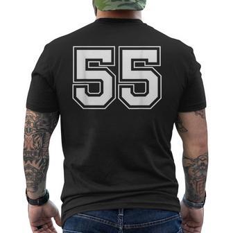 番号55 メンズTシャツ バックプリント - Kawaiitshirt