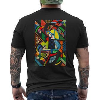 美術 絵画 名作アート ポスター メンズ レディース 面白い 服 メンズTシャツ バックプリント - Kawaiitshirt
