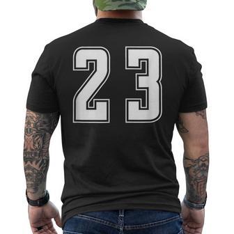 背番号 23 チーム短大スポーツ背番号付きユニフォーム メンズTシャツ バックプリント - Kawaiitshirt