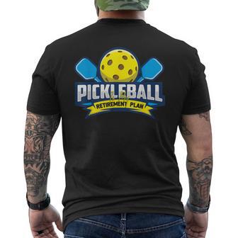 退職ピックルボール アパレル ピックルボール メンズTシャツ バックプリント - Kawaiitshirt