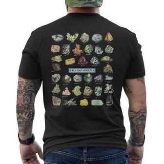 鉱石 鉱石 クリスタル シャツ メンズTシャツ バックプリント - Kawaiitshirt