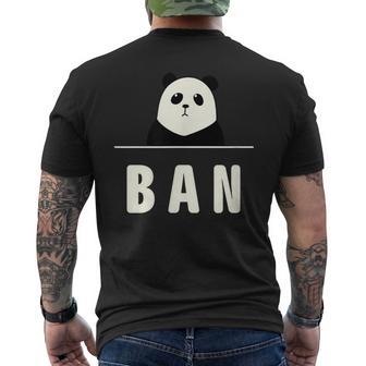 面白い 「Ban」おもしろギャグ-ジョーク 漢字 ばん 文字入り メンズTシャツ バックプリント - Kawaiitshirt