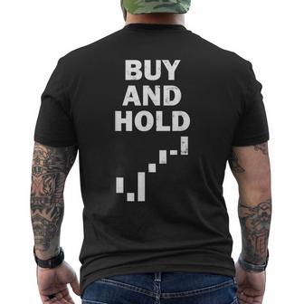 面白い暗号投資家株式トレーダー投資家の購入と保有 メンズTシャツ バックプリント - Kawaiitshirt