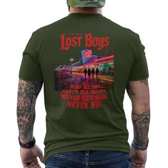 Santa Carla Retro 1987Ampirointage Horror Clásico Camiseta Hombre Estampado Espalda - Regaloses
