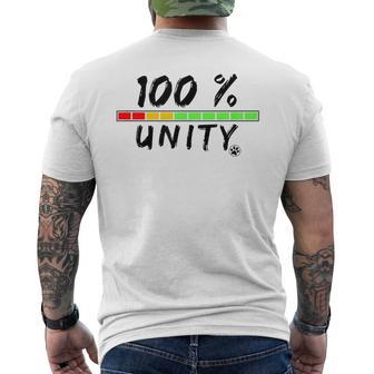 100 Unity Mascotas En Rescate Amantes De Perros Y Gatos Camiseta Hombre Estampado Espalda - Regaloses