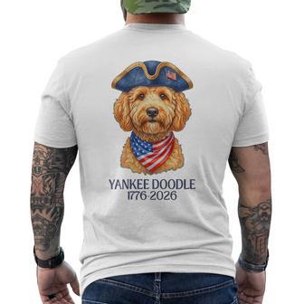 2 Sides Yankee Doodle 250 Years Of Freedom 4Th Of July Men's T-shirt Back Print - Thegiftio UK