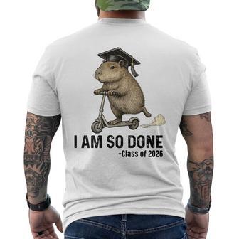 2026年3月卒業生 カピバラさん 長袖tシャツ メンズTシャツ バックプリント - Kawaiitshirt