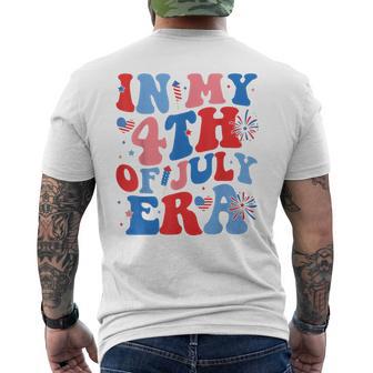In My 4Th Of July Era Patriotic Usa Flag American Men's T-shirt Back Print - Thegiftio UK