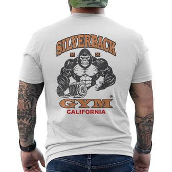 964シルバーバックジムアパレル、ボディビルディング、ストロングマン、ジム、 メンズTシャツ バックプリント - Kawaiitshirt