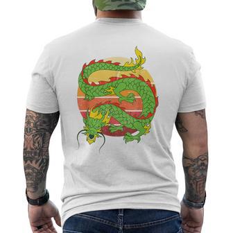 Asie Retro Créature Mythique Culture Chinoise Dragon Chinois T-shirt imprimé au dos - Cadeauxyz