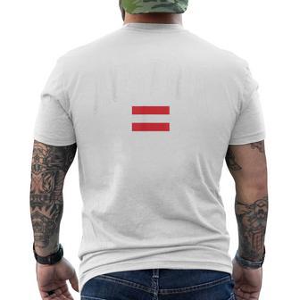 Austria Austrian Flag Osterreich Graphic Men's T-shirt Back Print - Thegiftio UK
