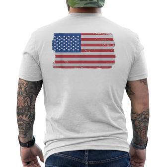 Bandera De Estados Unidos Deportes América Estados Unidos Camiseta Hombre Estampado Espalda - Regaloses