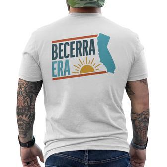 Becerra Era For Governor California 2026 Men's T-shirt Back Print | Mazezy