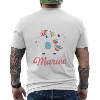 Blagueurprise Evjf Licorne Drôle Copines Future Mariée Haut De Gamme T-shirt imprimé au dos - Cadeauxyz