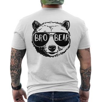 Brother Bear Face Sunglasses Leopard Print Father's Day Men's T-shirt Back Print - Thegiftio UK