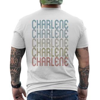 Charlene Prénomintage Retro T-shirt imprimé au dos - Cadeauxyz