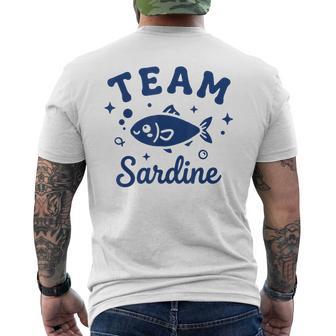Citation Drole Poissonardines Humour Teamardine T-shirt imprimé au dos - Cadeauxyz