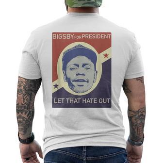 Clayton President Stand Up Comic Show Parody Men's T-shirt Back Print - Thegiftio UK