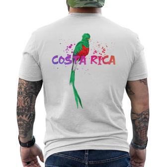 Costa Rica Oiseau Quetzal T-shirt imprimé au dos - Cadeauxyz