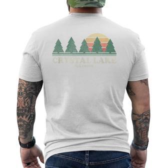 Crystal Lake Il Retro Retro De Los Años 70 Camiseta Hombre Estampado Espalda - Regaloses