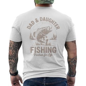 Dad Daughter Matching Fishing Step Father Day Men Men's T-shirt Back Print | Seseable UK