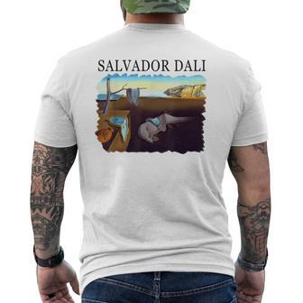 Daliによる記憶の永続性 メンズTシャツ バックプリント - Kawaiitshirt