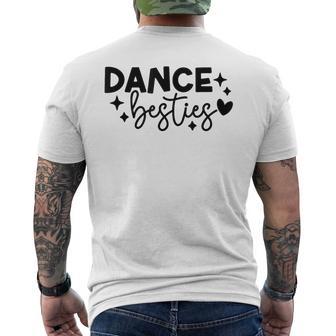 Dance Besties Dancing Friendship Dancers Fun Friends Vibe Men's T-shirt Back Print - Thegiftio UK